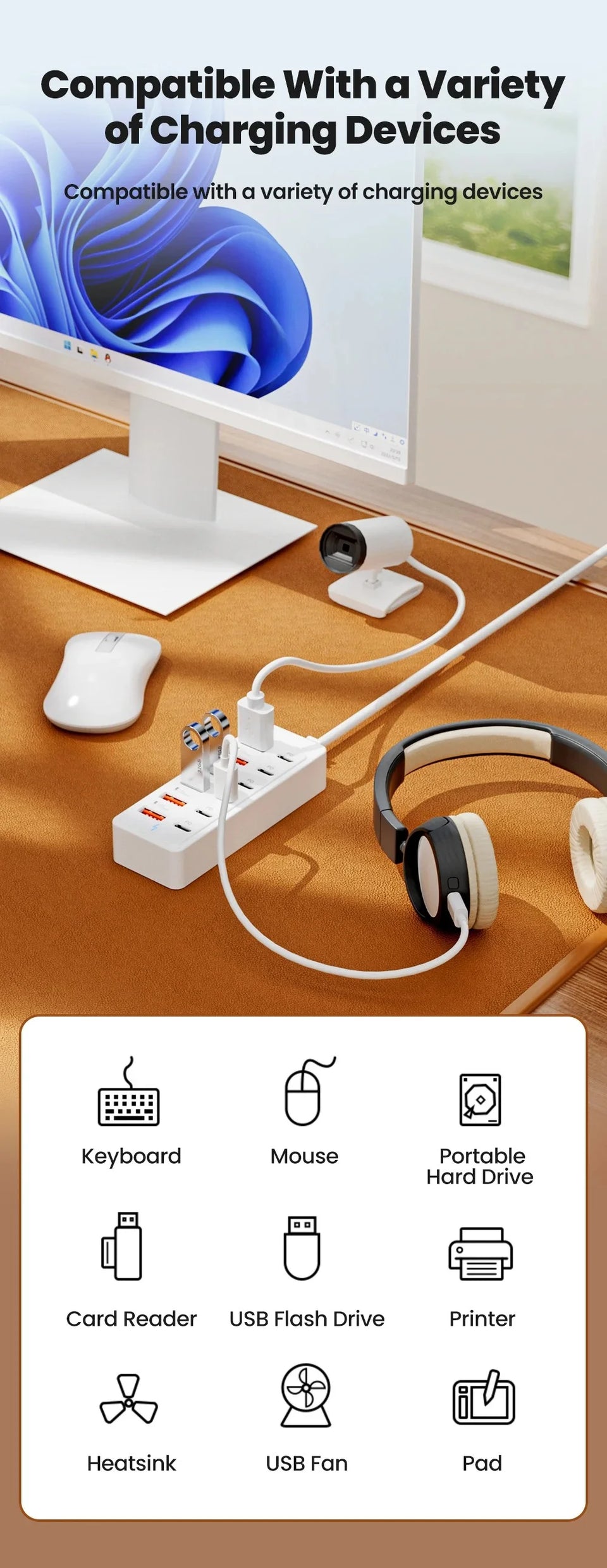 12-Port USB Charging Hub