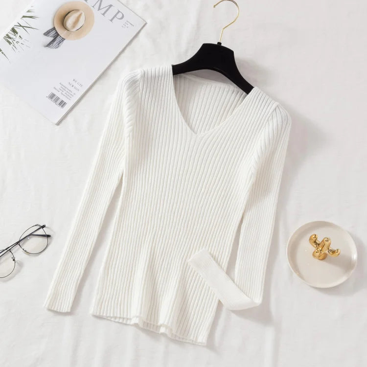 Women's V-Neck Sweater