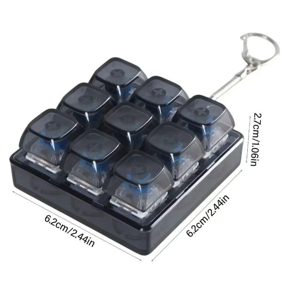 Keyboard Key Fidget Keychain