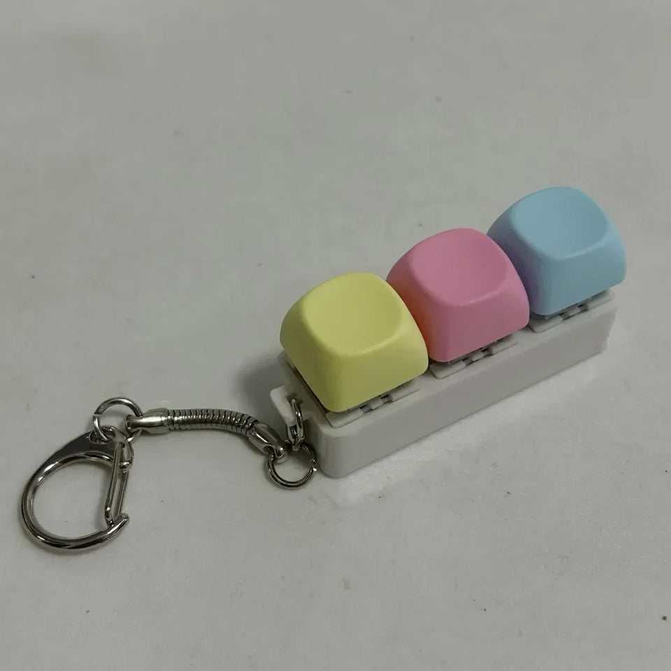 Keyboard Key Fidget Keychain