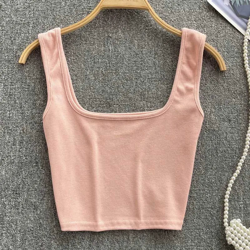 Women's Backless Crop Tank Top