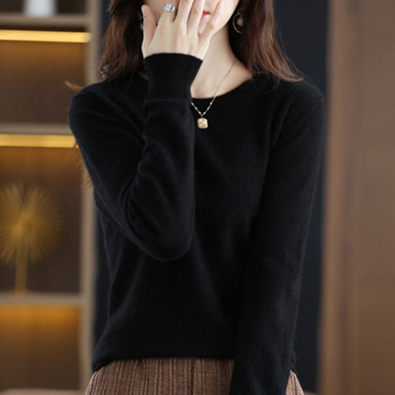Women's Crew-Neck Pullover Sweater