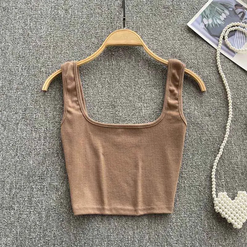 Women's Backless Crop Tank Top
