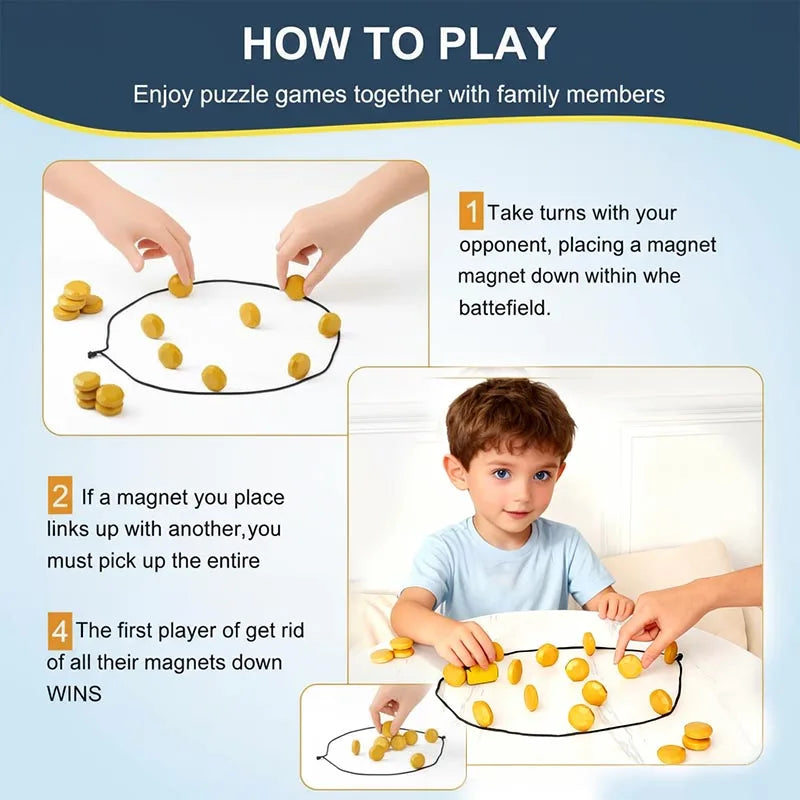 Magnetic Strategy Board Game