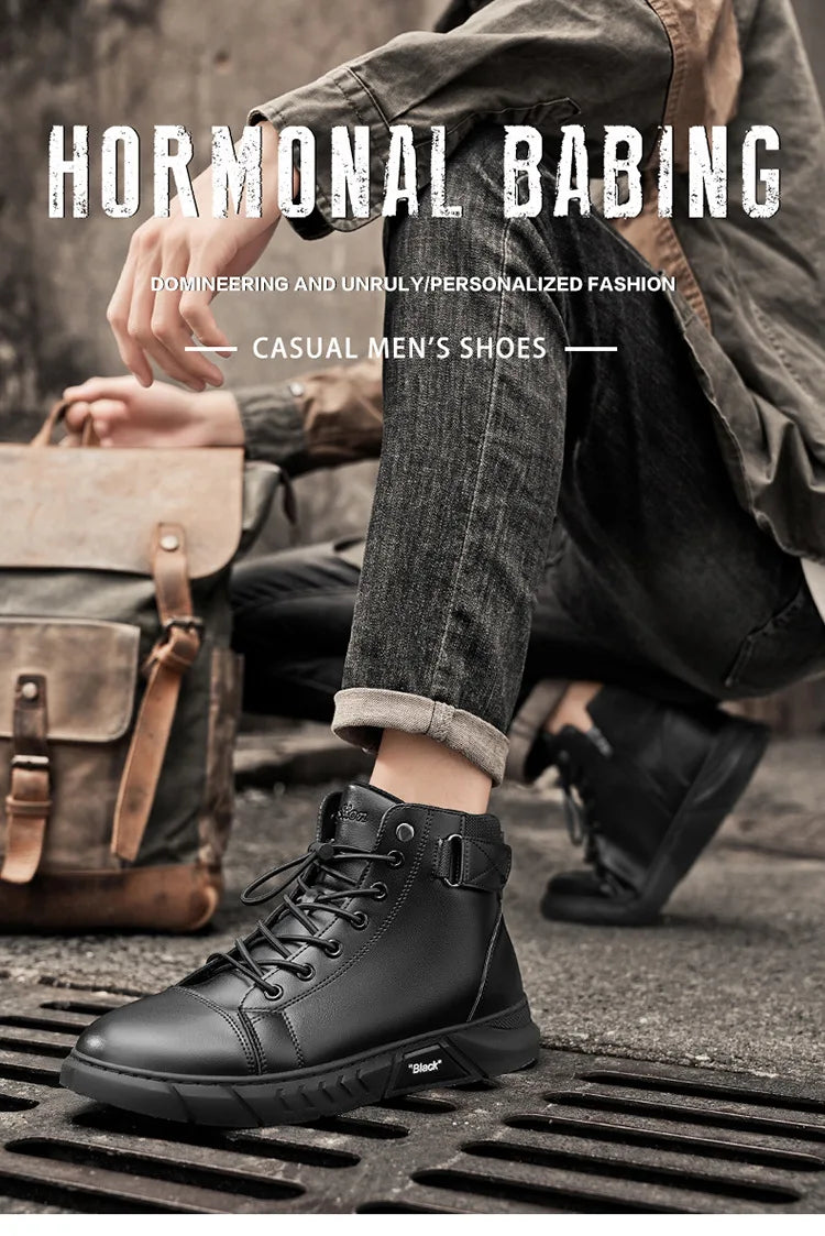 Men's Fleece-Lined Winter Boots