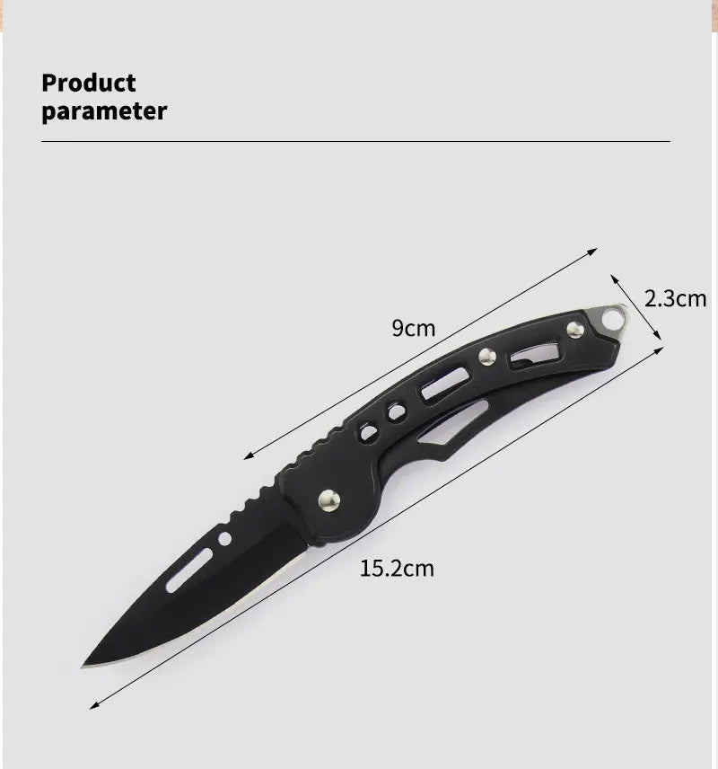 Stainless Steel Keychain Folding Knife