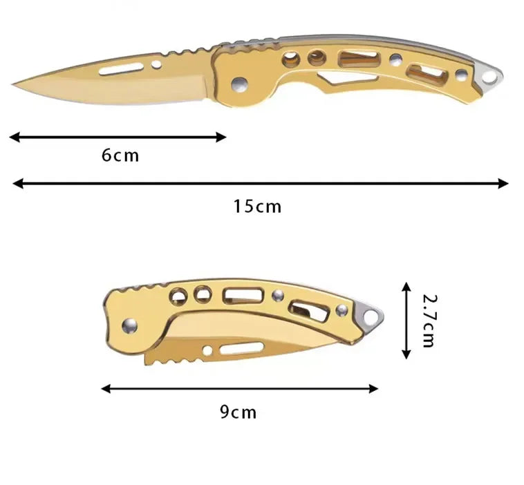 Stainless Steel Keychain Folding Knife