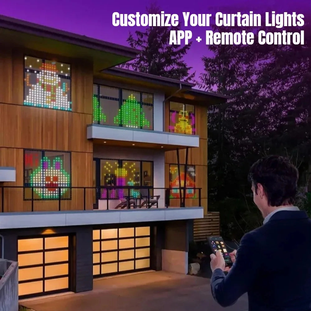 LED Christmas Curtain Lights