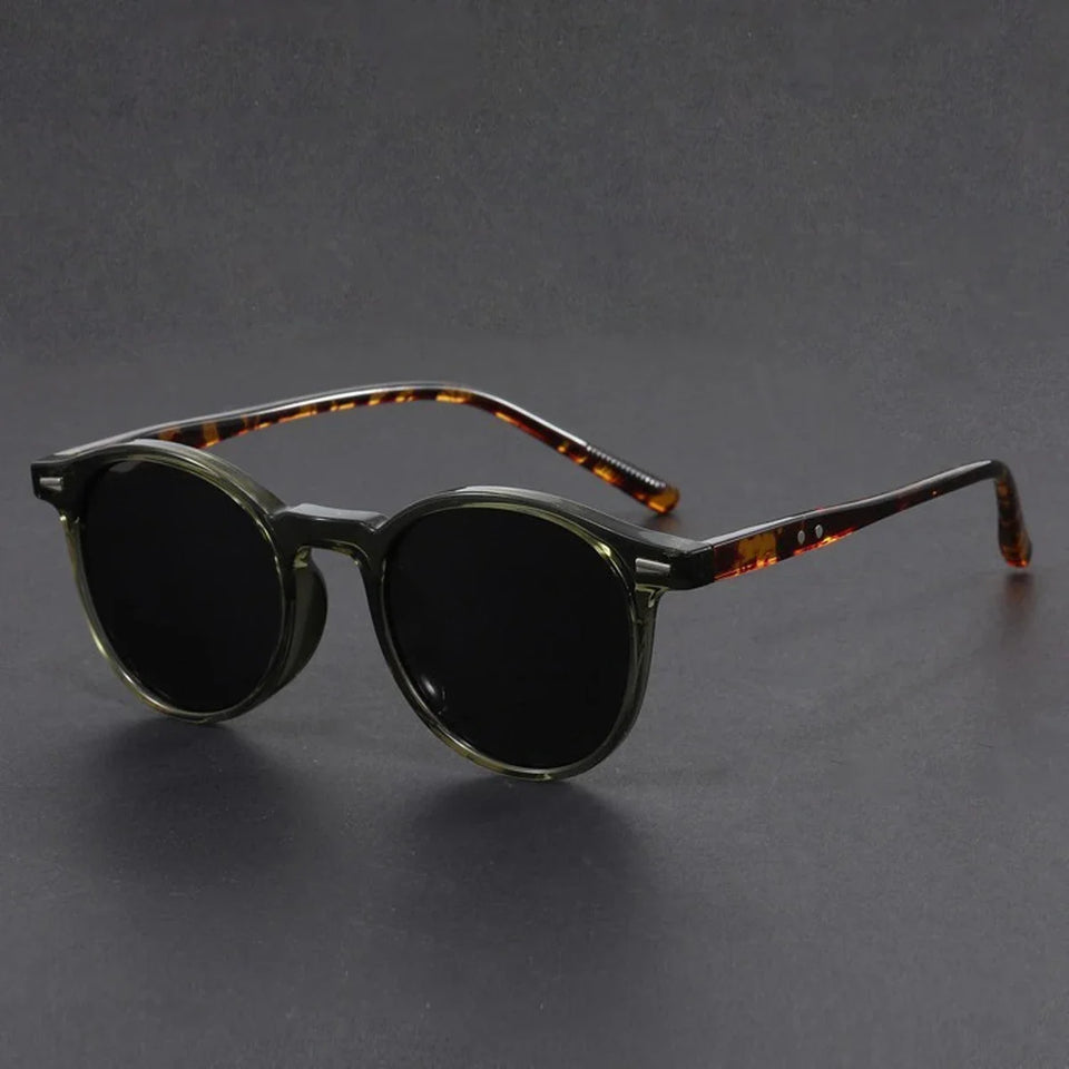 Retro Men TR90 Fashion Glasses Men Fashion Shades Polygon Women Oval High Quality Travel Eyewear UV400 Sunglasses