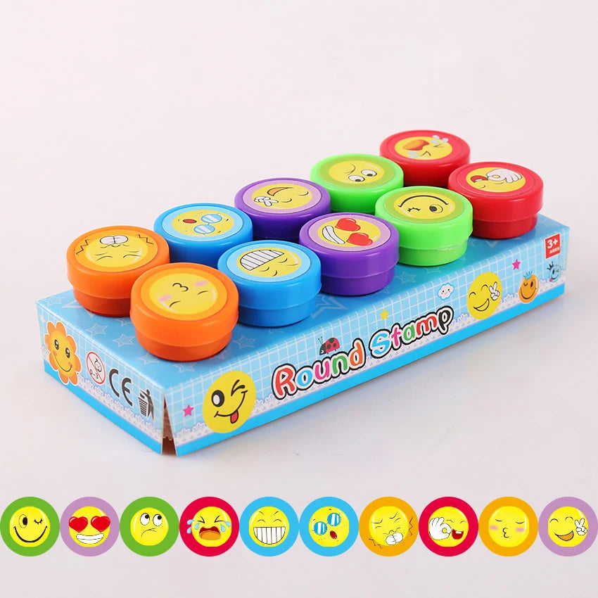 Smiley Self-Inking Stamp Set
