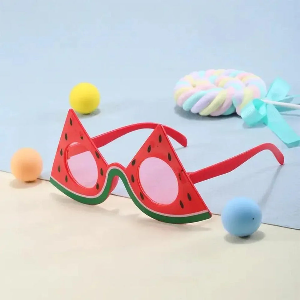 In Style Trendy Funny Pineapple Sunglasses Fruit Design Luau Party Props Beach Photo Glasses for Women & Men