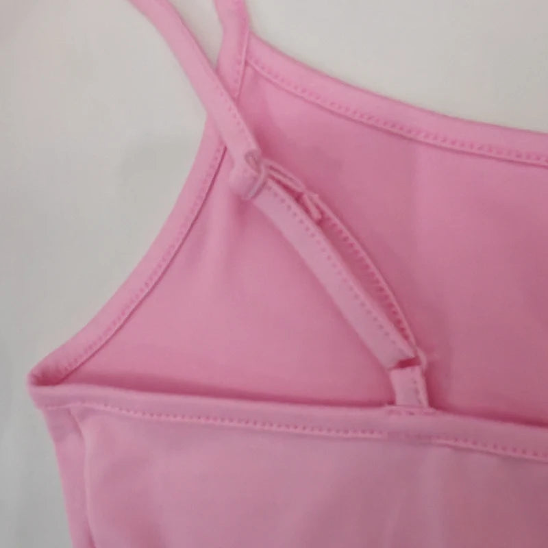 Women's Pink Backless Camisole