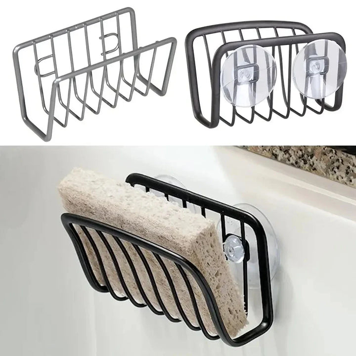 Stainless Steel Suction Cup Sponge Holder