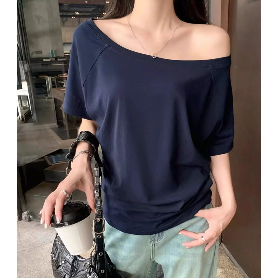 Women's One-Shoulder Shirt