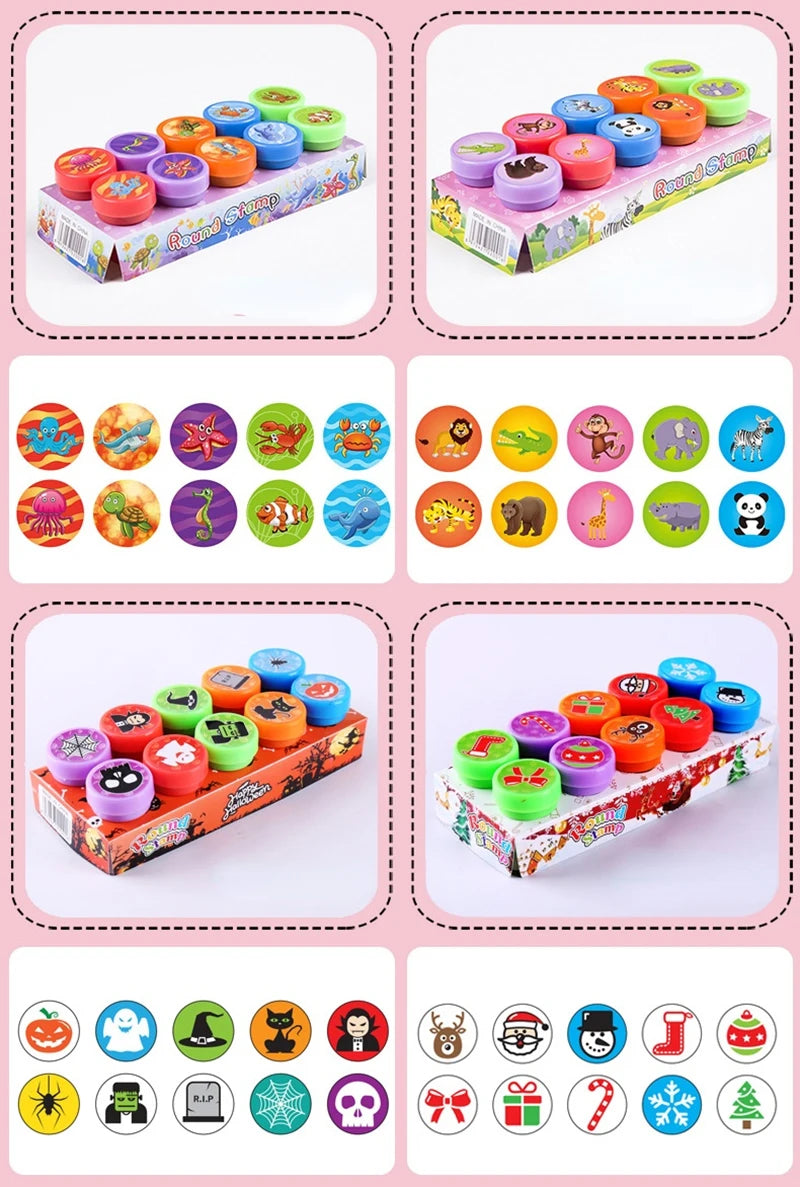 Smiley Self-Inking Stamp Set