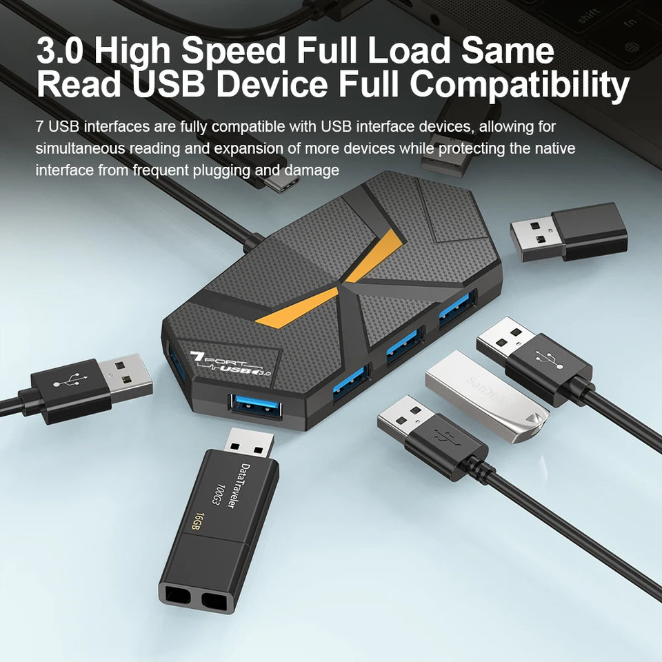7-Port USB 3.0 Hub
