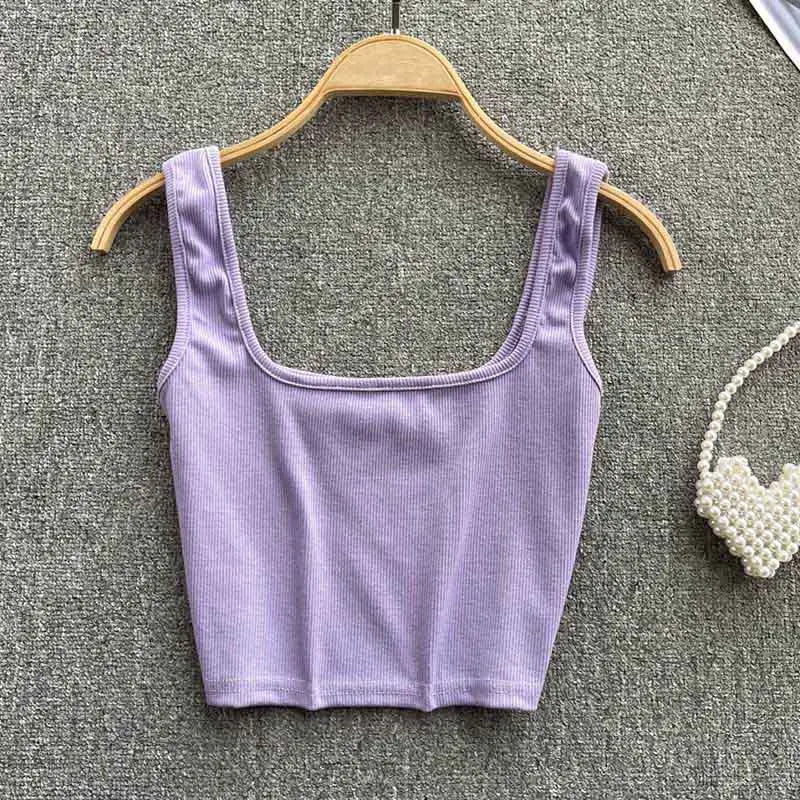 Women's Backless Crop Tank Top