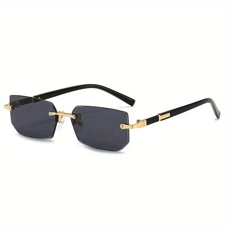 Rimless Small Square Sunglasses