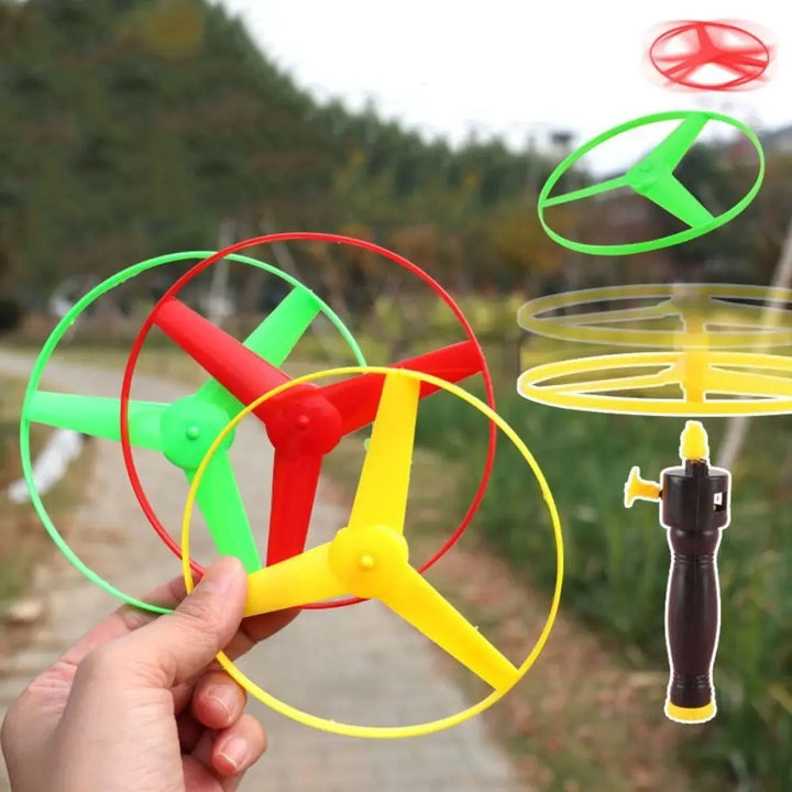 Pull-String Flying Disc
