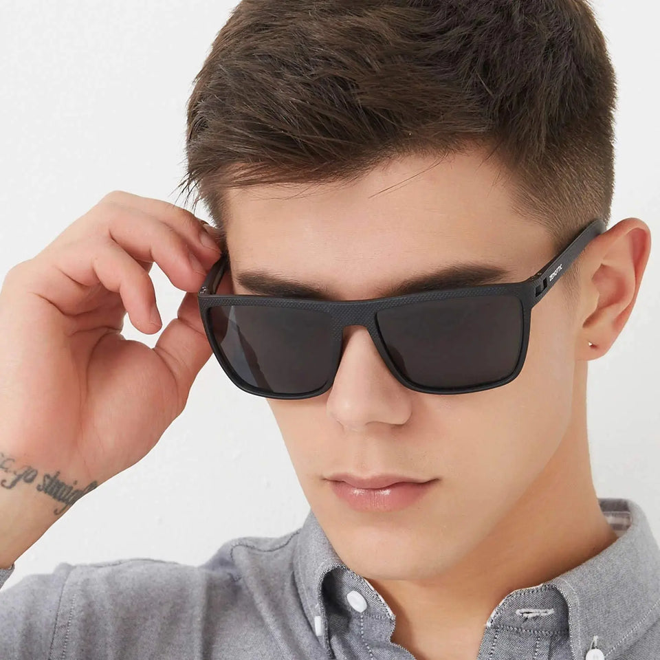 ZENOTTIC Fashion Polarized Sunglasses Shade for Women Men Lightweight TR90 Frame UV400 Protection Square Sun Glasses