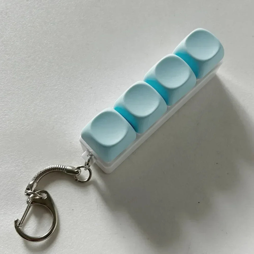 Keyboard Key Fidget Keychain