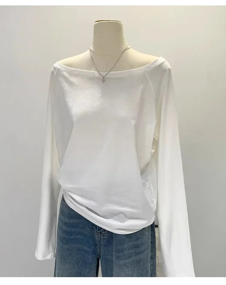Women's One-Shoulder Shirt