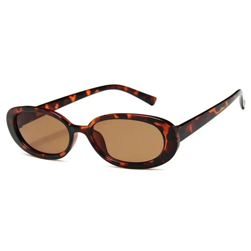 Retro Classic Cat Eye Sunglasses For Women Fashion Luxury Oval Vintage Red Frame Sun Glasses Modern Female Male Shades UV400