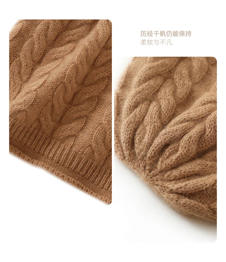 Fashionable Texture Cap-Head Hat Created with Quality Material for Stylish Coverage