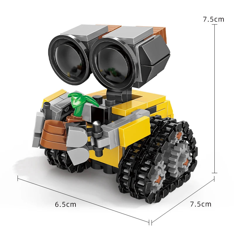 Robot Building-Block Kit — 217 Pieces, No Box