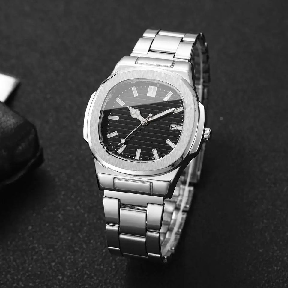Men's Square-Dial Quartz Watch