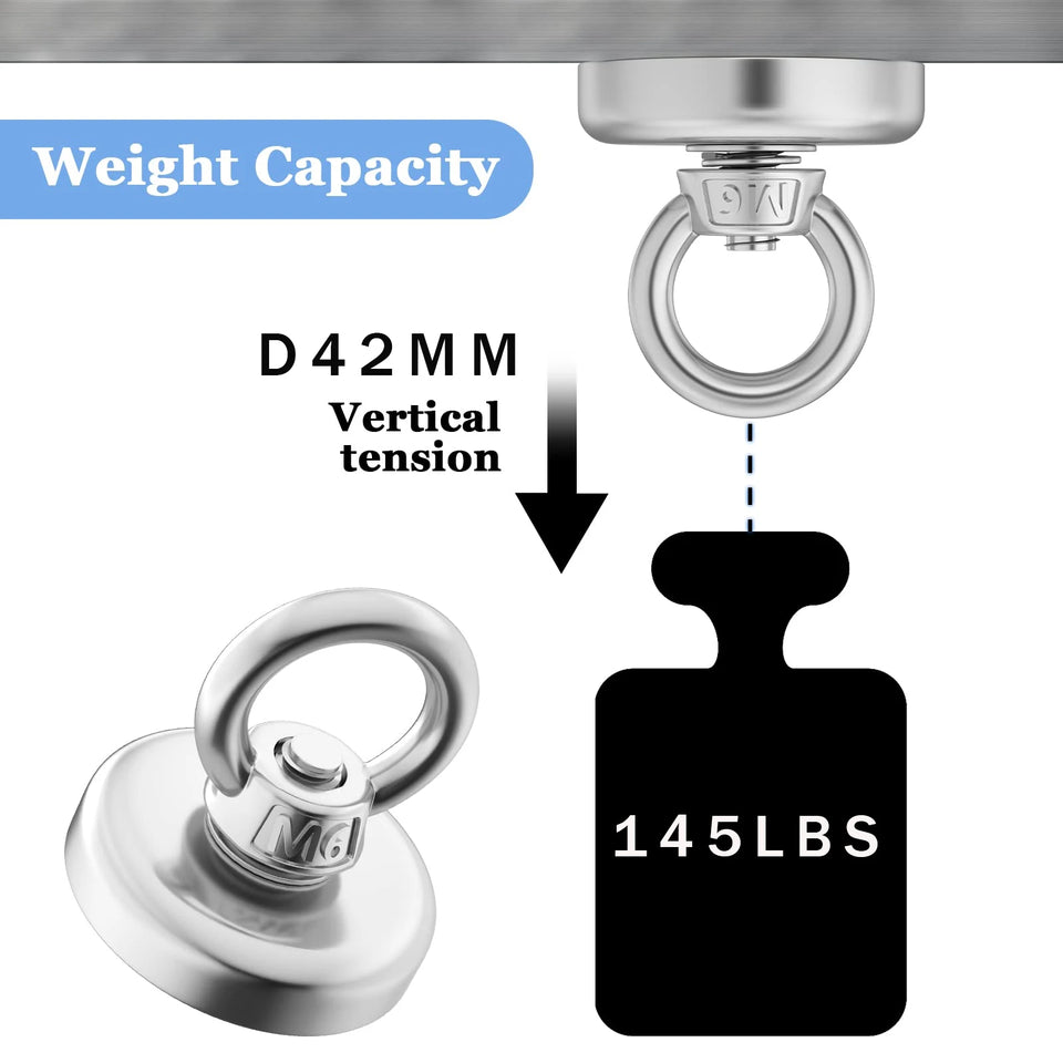 Heavy-Duty Fishing Magnet