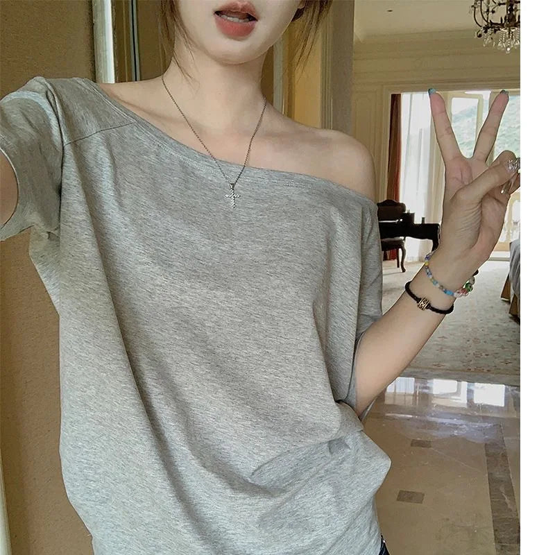 Women's One-Shoulder Shirt