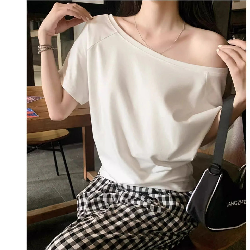 Women's One-Shoulder Shirt