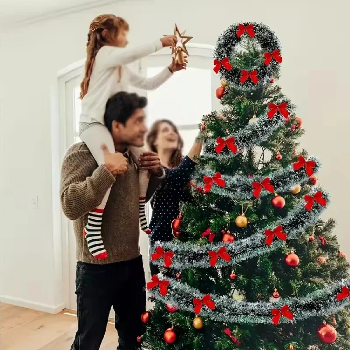 Christmas Tinsel Garland