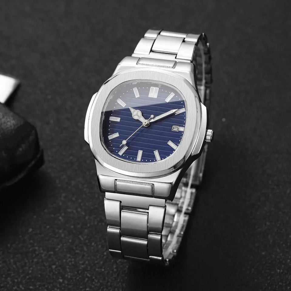 Men's Square-Dial Quartz Watch