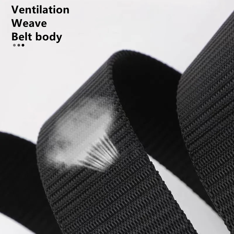 Automatic-Buckle Nylon Belt
