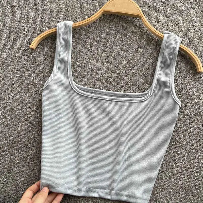 Women's Backless Crop Tank Top