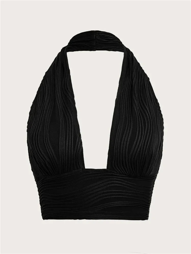 Women's Halter Crop Top