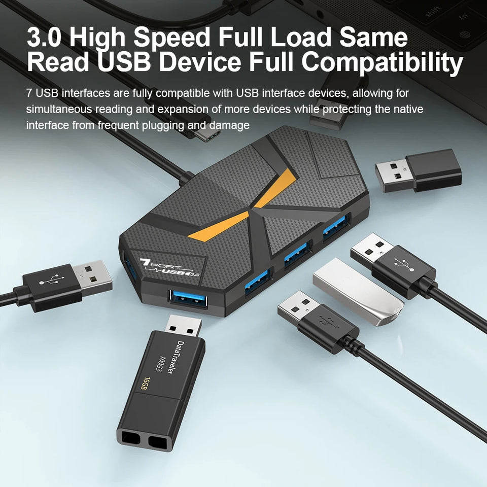 7-Port USB 3.0 Hub