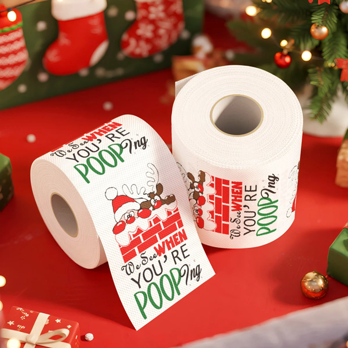 Christmas Toilet Paper Roll