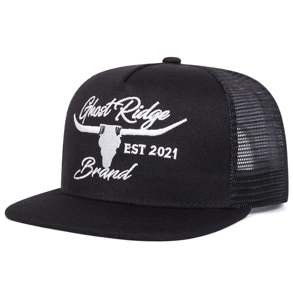 Bullhead Letter Hip-hop Net Baseball Cap