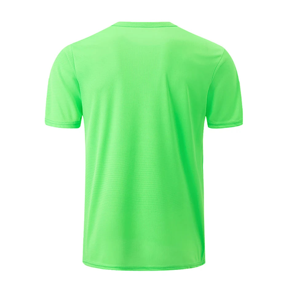 1/5 Pieces Men's Summer Solid Color Waffle Casual Short Sleeve Combination Youth Fitness Running Loose Breathable T-shirt Joker