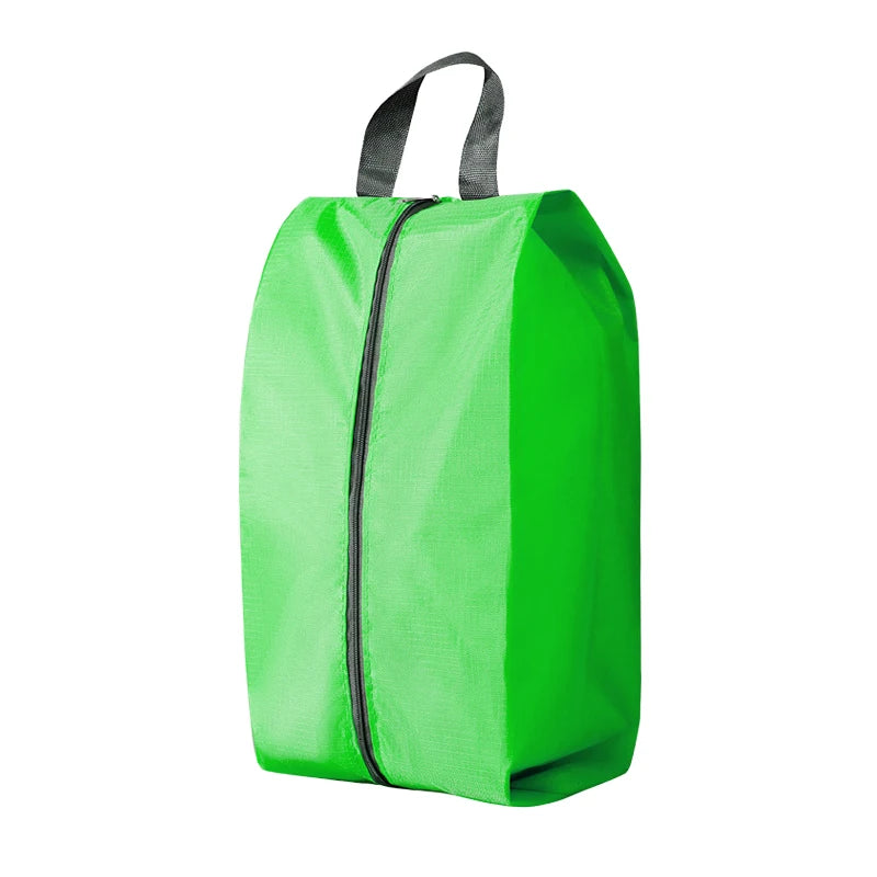 Black Polyester Shoe Storage Bag with Zipper