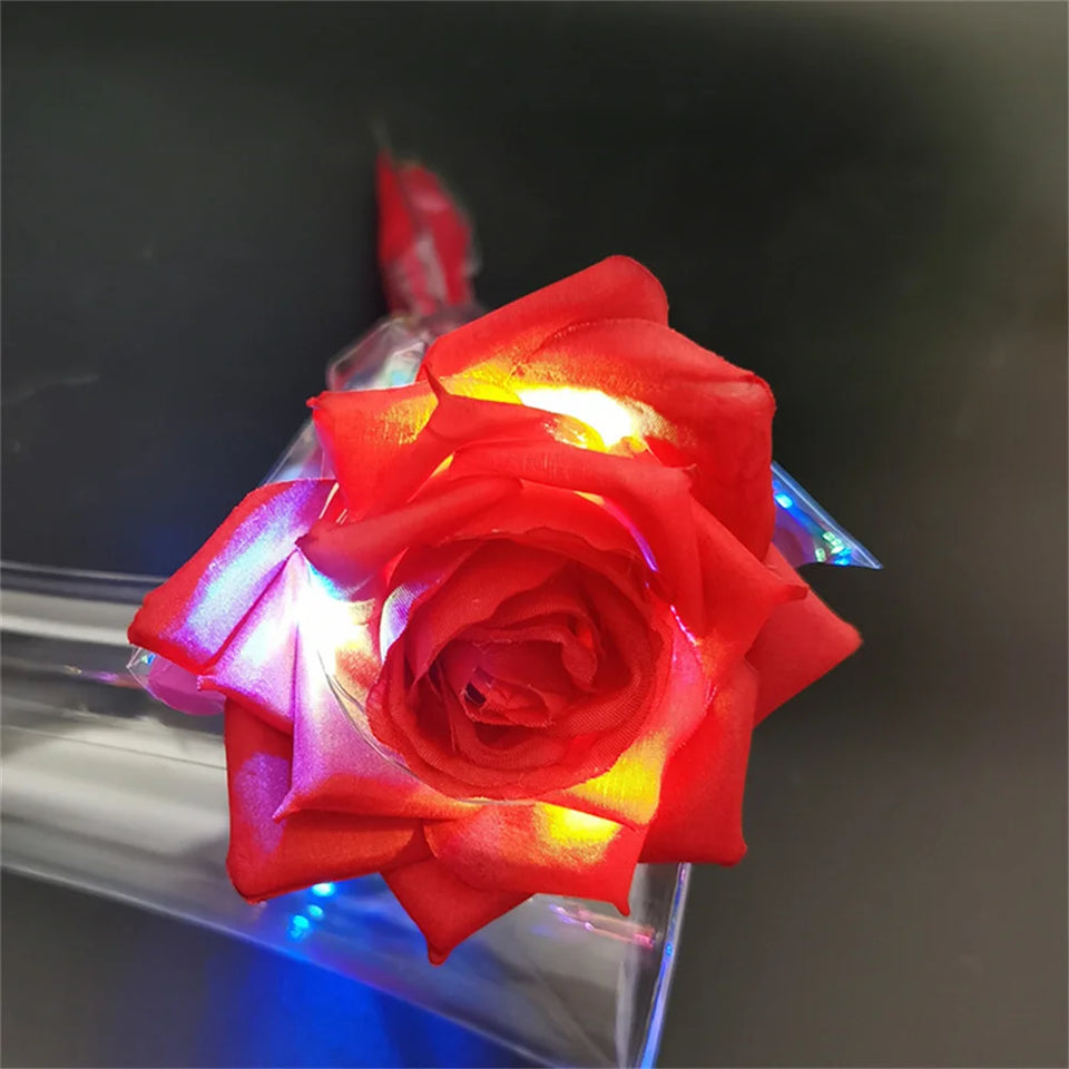 Light-Up Artificial Rose