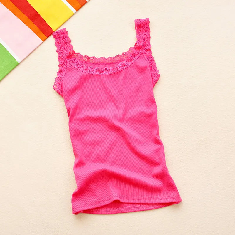 Women's Lace-Trim Cami Top