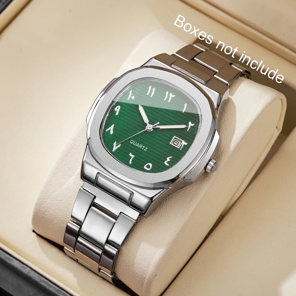 Men's Square-Dial Quartz Watch