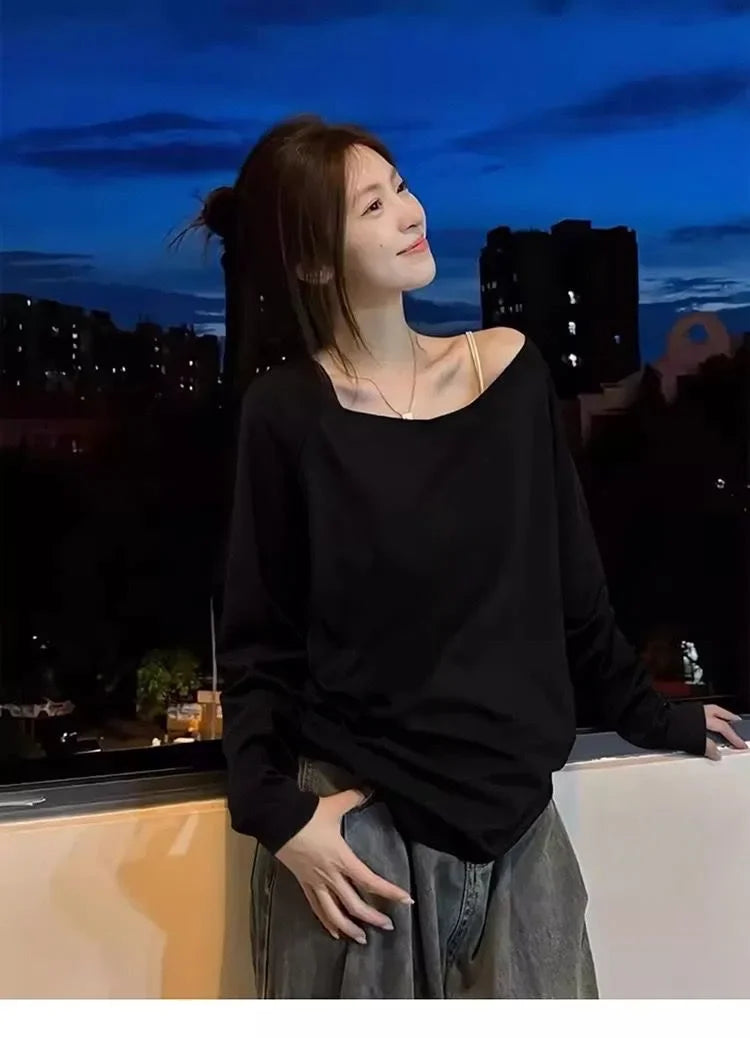 Women's One-Shoulder Shirt