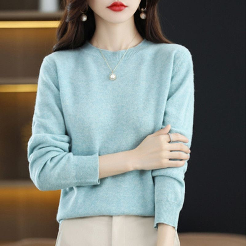 Women's Crew-Neck Pullover Sweater