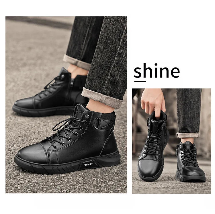 Men's Fleece-Lined Winter Boots