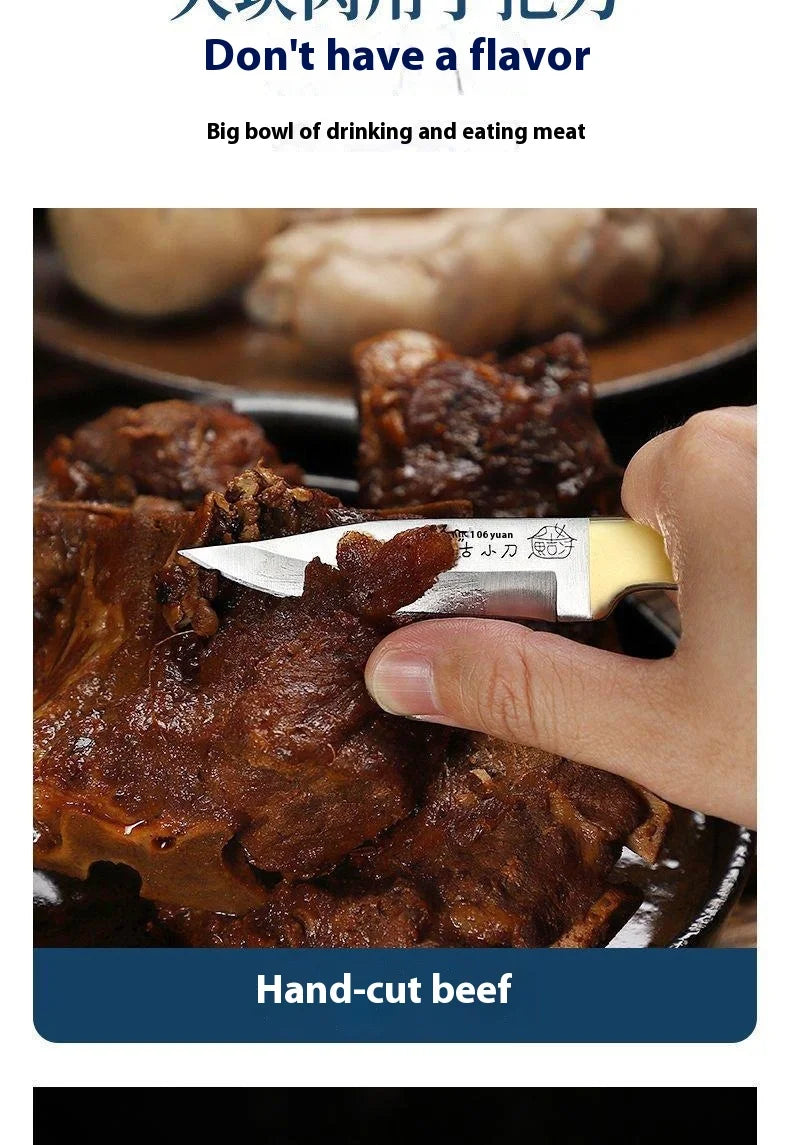 Compact Kitchen and Barbecue Knife
